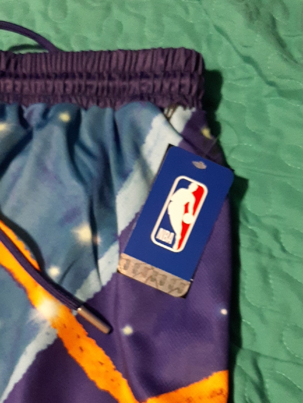 Los Angeles Lakers NBA & KidSuper Studios by Fanatics Unisex Hometown Shorts - Picture 4 of 5